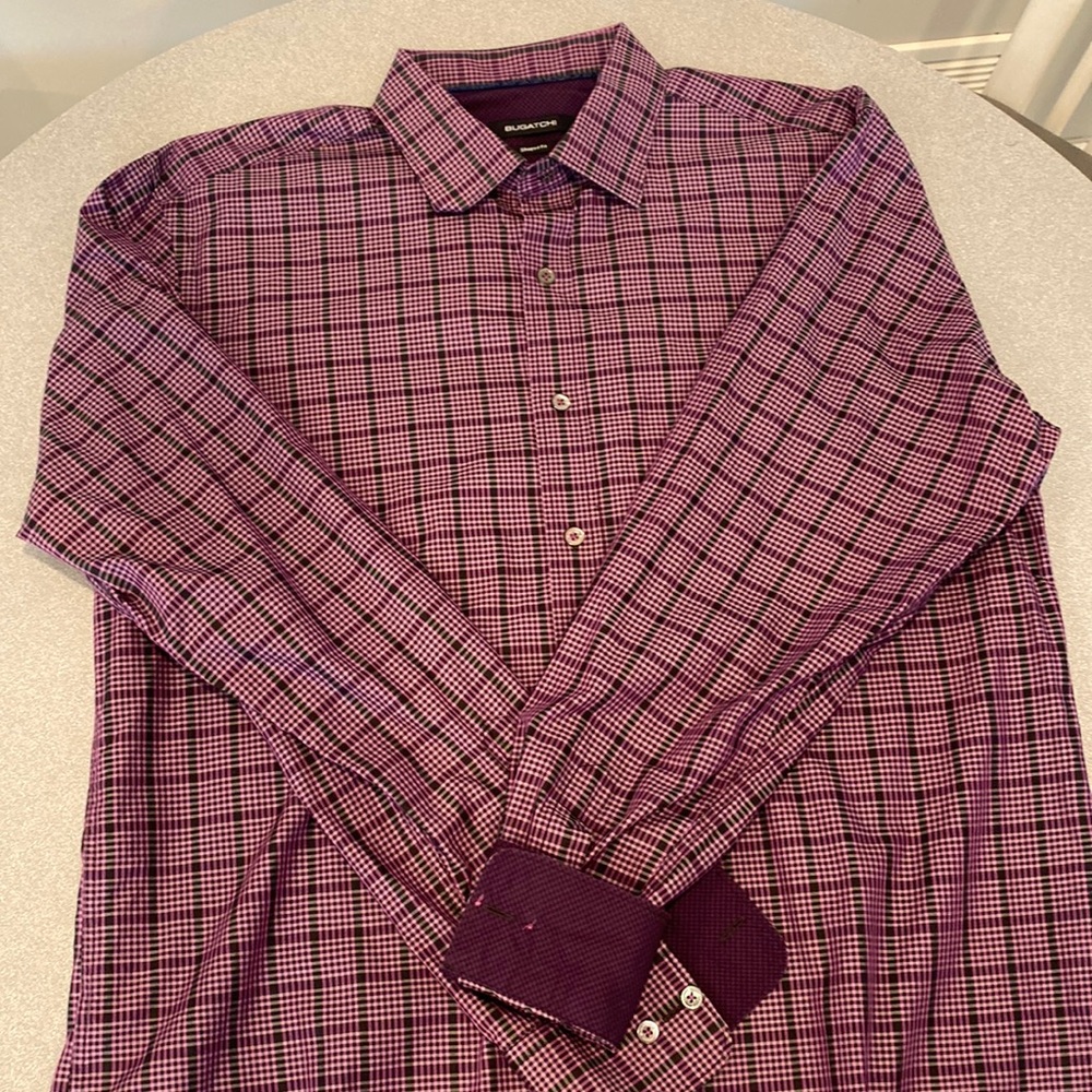 Bugatchi Shaped Fit button down dress shirt